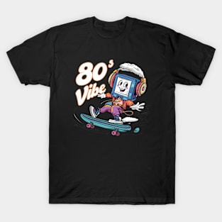 Retro Groove 80s Vibes T-Shirt T-Shirt